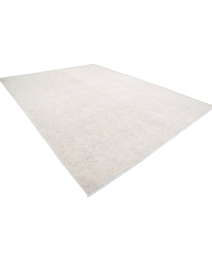 Artemix 11' 0" X 14' 9" Hand Knotted Wool Rug 11' 0" X 14' 9" (335 X 450) / Ivory / Wool