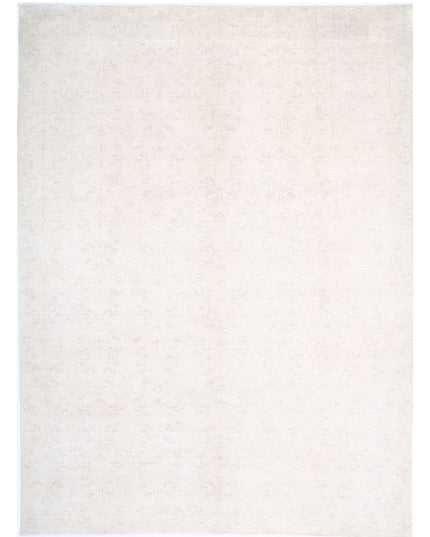 Artemix 11' 0" X 14' 9" Hand Knotted Wool Rug 11' 0" X 14' 9" (335 X 450) / Ivory / Wool