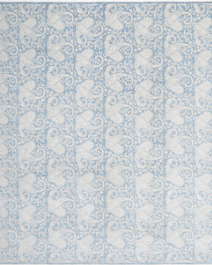 Artemix 8' 3" X 9' 9" Hand Knotted Wool Rug 8' 3" X 9' 9" (251 X 297) / Grey / Wool