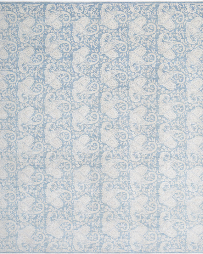 Artemix 8' 3" X 9' 9" Hand Knotted Wool Rug 8' 3" X 9' 9" (251 X 297) / Grey / Wool