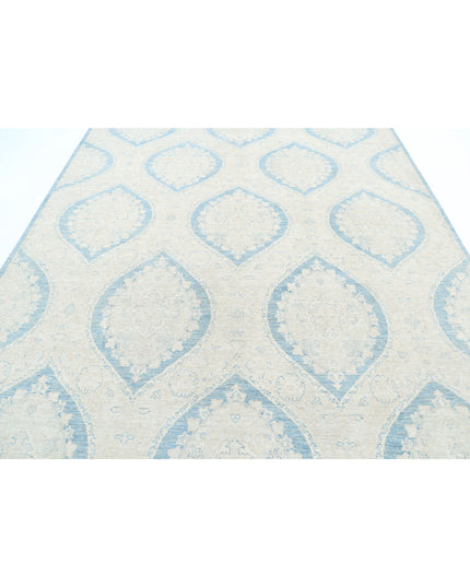 Artemix 8' 0" X 10' 0" Hand Knotted Wool Rug 8' 0" X 10' 0" (244 X 305) / Blue / Wool