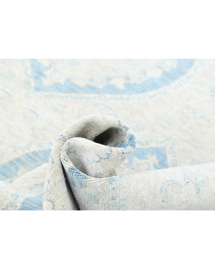 Artemix 8' 0" X 10' 0" Hand Knotted Wool Rug 8' 0" X 10' 0" (244 X 305) / Blue / Wool