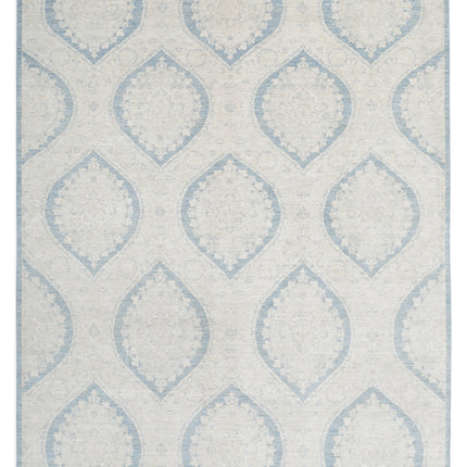 Artemix 8' 0" X 10' 0" Hand Knotted Wool Rug 8' 0" X 10' 0" (244 X 305) / Blue / Wool