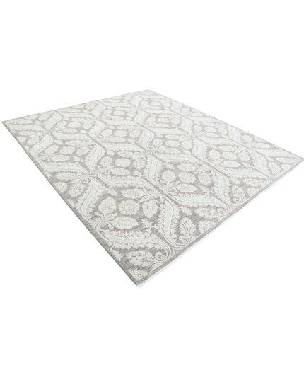Artemix 8' 0" X 8' 11" Hand Knotted Wool Rug 8' 0" X 8' 11" (244 X 272) / Taupe / Wool
