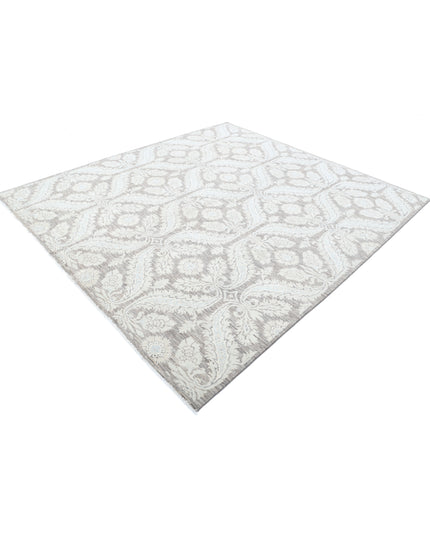 Artemix 8' 0" X 8' 11" Hand Knotted Wool Rug 8' 0" X 8' 11" (244 X 272) / Taupe / Wool