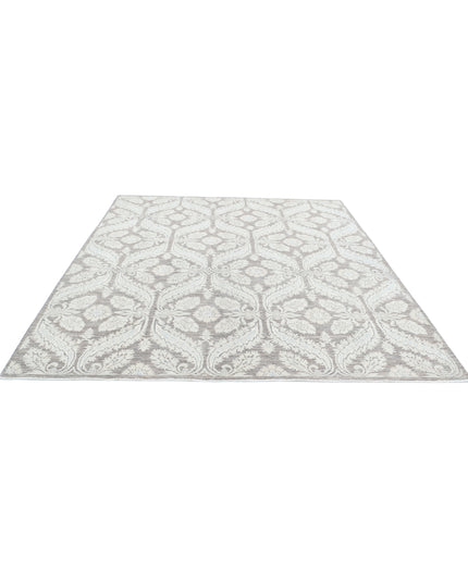 Artemix 8' 0" X 8' 11" Hand Knotted Wool Rug 8' 0" X 8' 11" (244 X 272) / Taupe / Wool