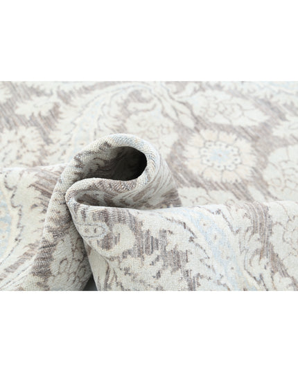 Artemix 8' 0" X 8' 11" Hand Knotted Wool Rug 8' 0" X 8' 11" (244 X 272) / Taupe / Wool