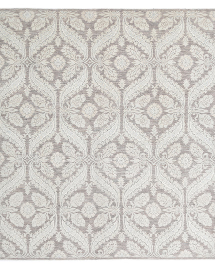 Artemix 8' 0" X 8' 11" Hand Knotted Wool Rug 8' 0" X 8' 11" (244 X 272) / Taupe / Wool