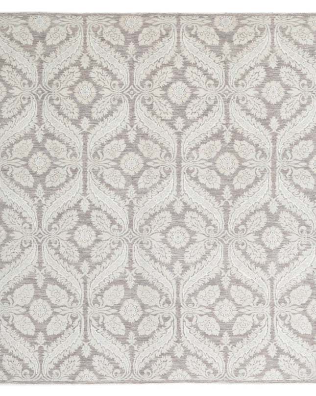 Artemix 8' 0" X 8' 11" Hand Knotted Wool Rug 8' 0" X 8' 11" (244 X 272) / Taupe / Wool