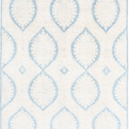 Artemix 8' 0" X 9' 2" Hand Knotted Wool Rug 8' 0" X 9' 2" (244 X 280) / Blue / Wool