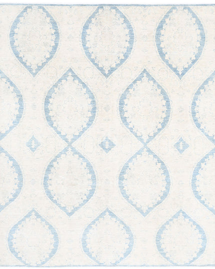 Artemix 8' 0" X 9' 2" Hand Knotted Wool Rug 8' 0" X 9' 2" (244 X 280) / Blue / Wool