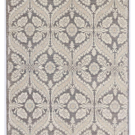 Artemix 6' 6" X 8' 3" Hand Knotted Wool Rug 6' 6" X 8' 3" (198 X 251) / Taupe / Wool