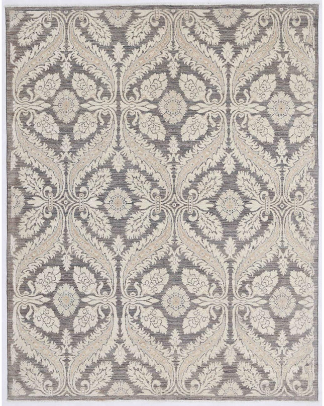 Artemix 6' 6" X 8' 3" Hand Knotted Wool Rug 6' 6" X 8' 3" (198 X 251) / Taupe / Wool