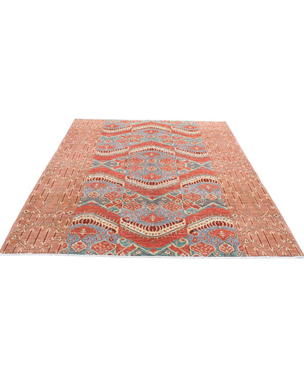 Artemix 6' 9" X 8' 4" Hand Knotted Wool Rug 6' 9" X 8' 4" (206 X 254) / Multi / Wool