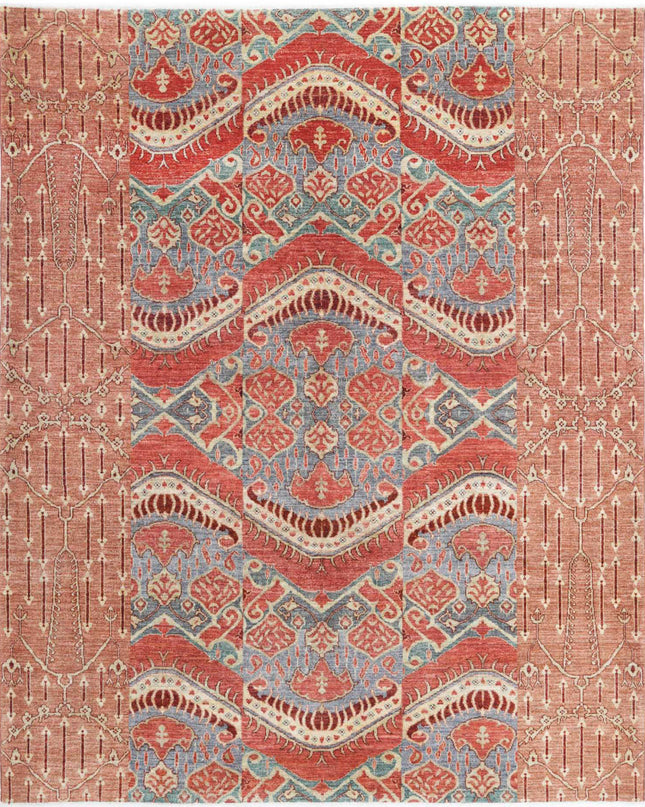 Artemix 6' 9" X 8' 4" Hand Knotted Wool Rug 6' 9" X 8' 4" (206 X 254) / Multi / Wool