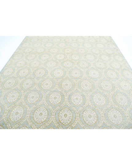 Artemix 8' 11" X 11' 10" Hand Knotted Wool Rug 8' 11" X 11' 10" (272 X 361) / Blue / Wool