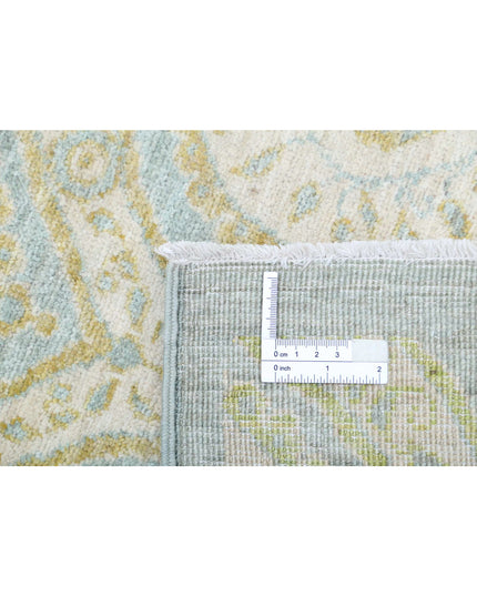 Artemix 8' 11" X 11' 10" Hand Knotted Wool Rug 8' 11" X 11' 10" (272 X 361) / Blue / Wool