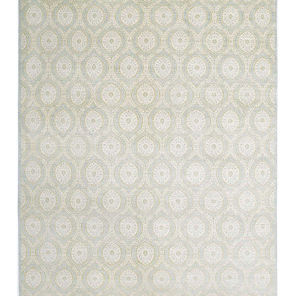 Artemix 8' 11" X 11' 10" Hand Knotted Wool Rug 8' 11" X 11' 10" (272 X 361) / Blue / Wool