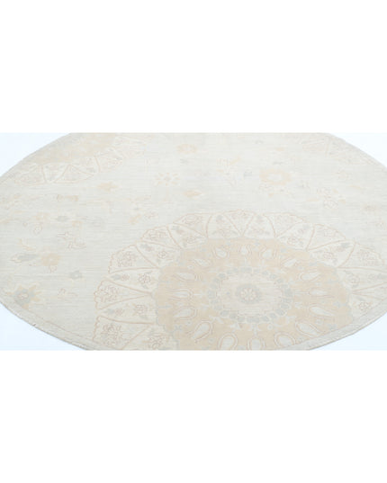 Artemix 7' 8" X 7' 9" Hand Knotted Wool Rug 7' 8" X 7' 9" (234 X 236) / Grey / Wool