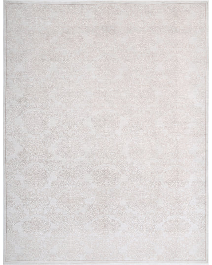 Artemix 9' 9" X 12' 10" Hand Knotted Wool Rug 9' 9" X 12' 10" (297 X 391) / Grey / Wool