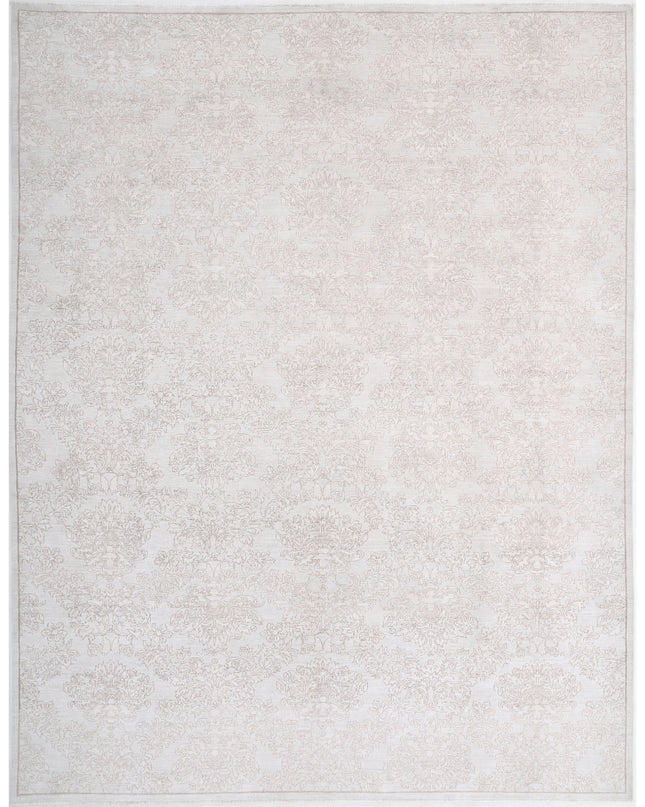 Artemix 9' 9" X 12' 10" Hand Knotted Wool Rug 9' 9" X 12' 10" (297 X 391) / Grey / Wool