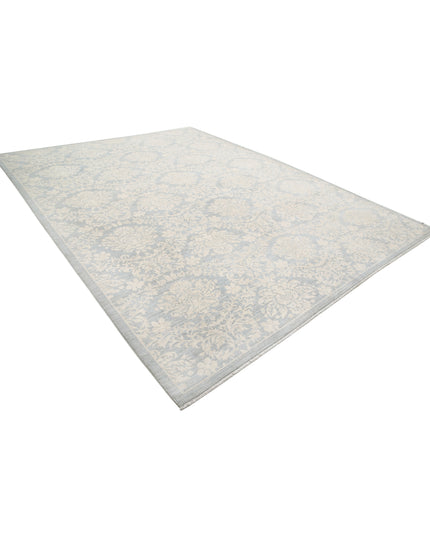 Artemix 10' 2" X 13' 2" Hand Knotted Wool Rug 10' 2" X 13' 2" (310 X 401) / Grey / Wool