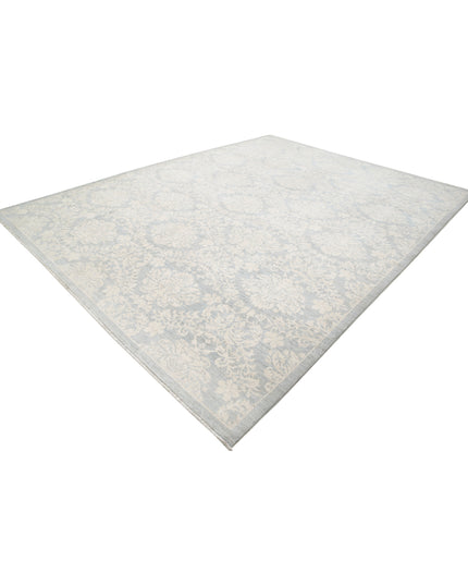 Artemix 10' 2" X 13' 2" Hand Knotted Wool Rug 10' 2" X 13' 2" (310 X 401) / Grey / Wool