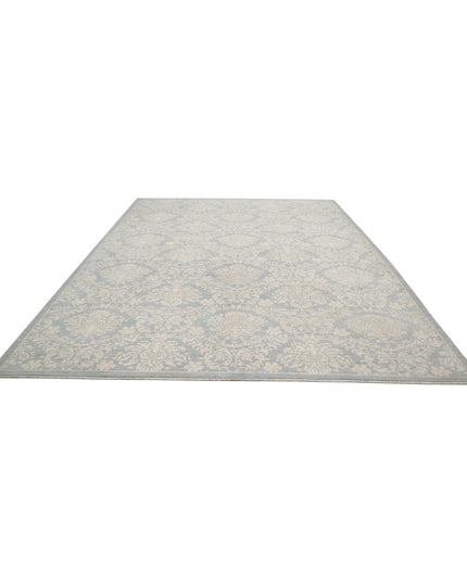 Artemix 10' 2" X 13' 2" Hand Knotted Wool Rug 10' 2" X 13' 2" (310 X 401) / Grey / Wool