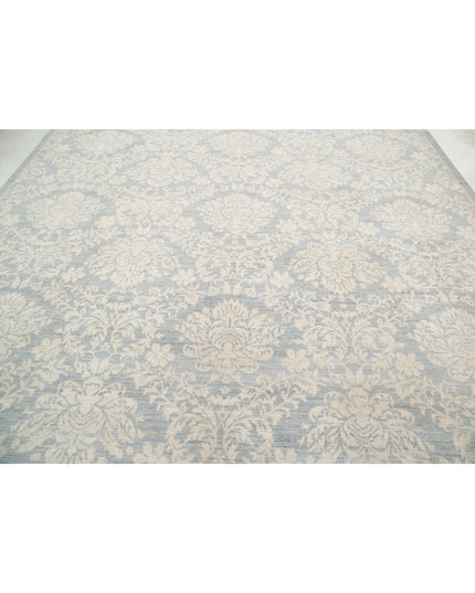 Artemix 10' 2" X 13' 2" Hand Knotted Wool Rug 10' 2" X 13' 2" (310 X 401) / Grey / Wool