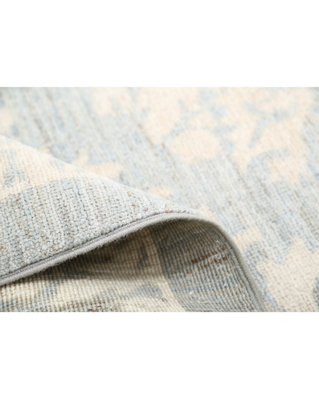 Artemix 10' 2" X 13' 2" Hand Knotted Wool Rug 10' 2" X 13' 2" (310 X 401) / Grey / Wool