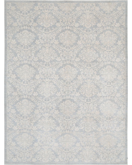 Artemix 10' 2" X 13' 2" Hand Knotted Wool Rug 10' 2" X 13' 2" (310 X 401) / Grey / Wool