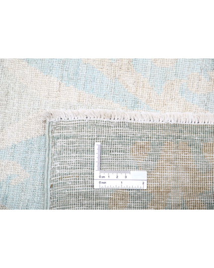 Artemix 11' 4" X 14' 2" Hand Knotted Wool Rug 11' 4" X 14' 2" (345 X 432) / Blue / Wool