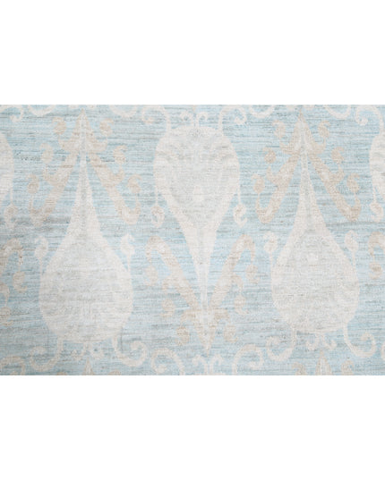 Artemix 11' 4" X 14' 2" Hand Knotted Wool Rug 11' 4" X 14' 2" (345 X 432) / Blue / Wool