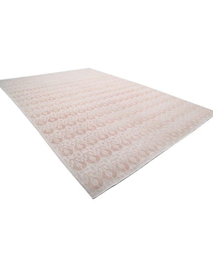 Artemix 12' 1" X 17' 5" Hand Knotted Wool Rug 12' 1" X 17' 5" (368 X 531) / Ivory / Wool