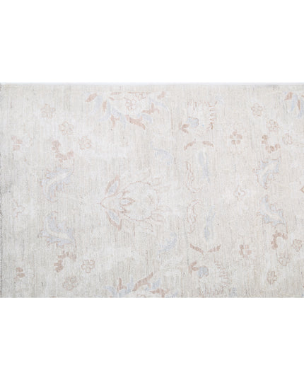 Artemix 6' 2" X 8' 0" Hand Knotted Wool Rug 6' 2" X 8' 0" (188 X 244) / Ivory / Wool