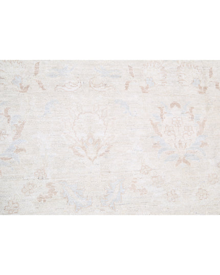Artemix 6' 2" X 8' 0" Hand Knotted Wool Rug 6' 2" X 8' 0" (188 X 244) / Ivory / Wool