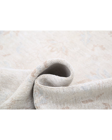 Artemix 6' 2" X 8' 0" Hand Knotted Wool Rug 6' 2" X 8' 0" (188 X 244) / Ivory / Wool