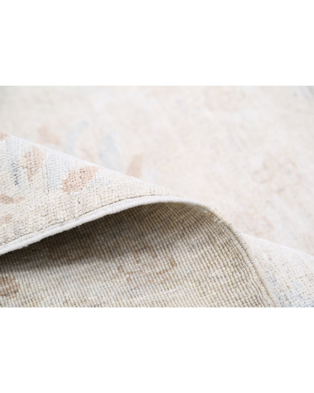 Artemix 6' 2" X 8' 0" Hand Knotted Wool Rug 6' 2" X 8' 0" (188 X 244) / Ivory / Wool