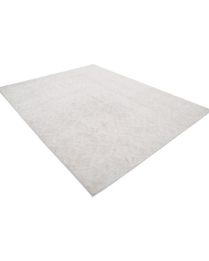 Artemix 8' 1" X 9' 9" Hand Knotted Wool Rug 8' 1" X 9' 9" (246 X 297) / Ivory / Wool