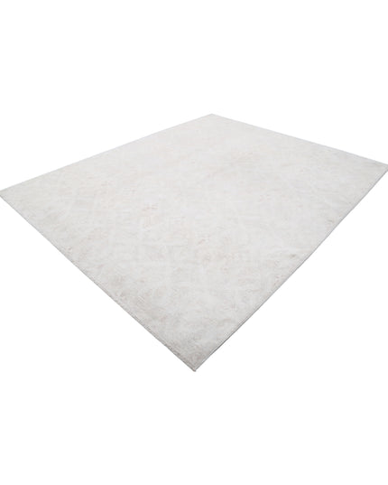 Artemix 8' 1" X 9' 9" Hand Knotted Wool Rug 8' 1" X 9' 9" (246 X 297) / Ivory / Wool