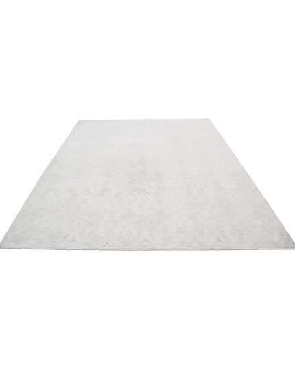 Artemix 8' 1" X 9' 9" Hand Knotted Wool Rug 8' 1" X 9' 9" (246 X 297) / Ivory / Wool