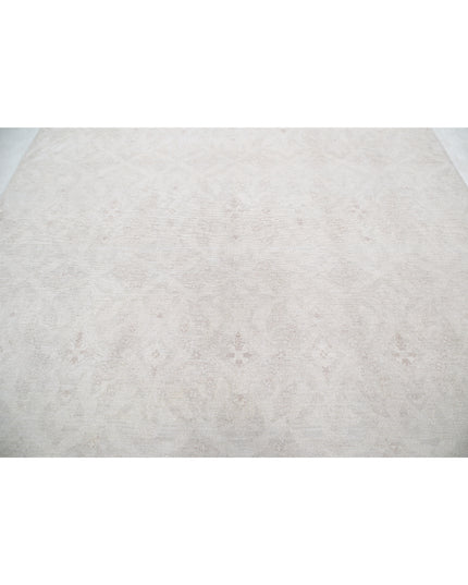 Artemix 8' 1" X 9' 9" Hand Knotted Wool Rug 8' 1" X 9' 9" (246 X 297) / Ivory / Wool