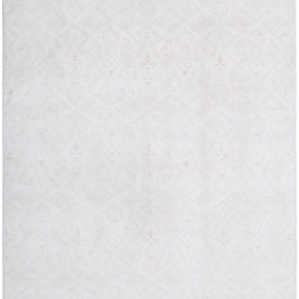 Artemix 8' 1" X 9' 9" Hand Knotted Wool Rug 8' 1" X 9' 9" (246 X 297) / Ivory / Wool