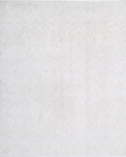 Artemix 8' 1" X 9' 9" Hand Knotted Wool Rug 8' 1" X 9' 9" (246 X 297) / Ivory / Wool