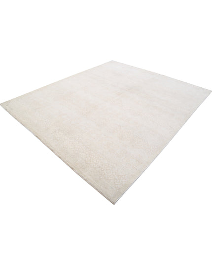 Artemix 8' 0" X 9' 4" Hand Knotted Wool Rug 8' 0" X 9' 4" (244 X 284) / Ivory / Wool