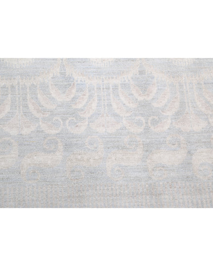 Artemix 8' 9" X 11' 3" Hand Knotted Wool Rug 8' 9" X 11' 3" (267 X 343) / Grey / Wool