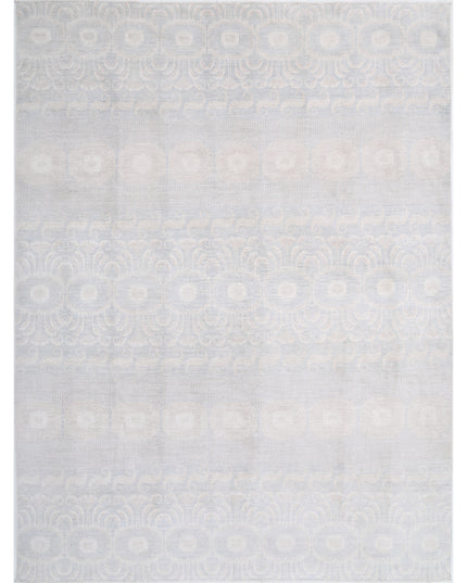 Artemix 8' 9" X 11' 3" Hand Knotted Wool Rug 8' 9" X 11' 3" (267 X 343) / Grey / Wool