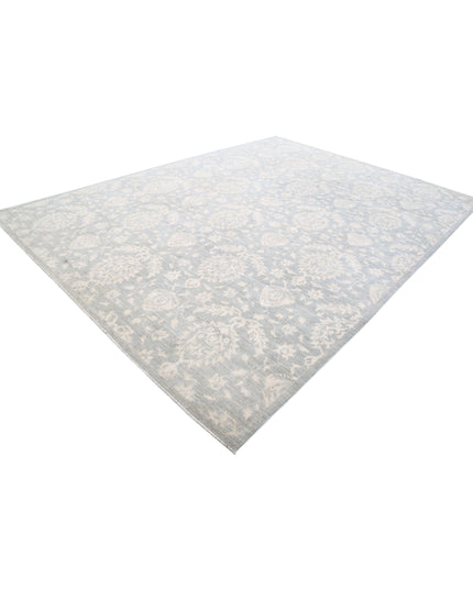 Artemix 9' 0" X 11' 11" Hand Knotted Wool Rug 9' 0" X 11' 11" (274 X 363) / Blue / Wool