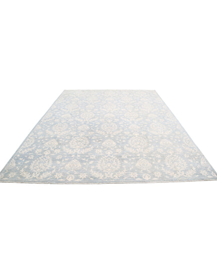 Artemix 9' 0" X 11' 11" Hand Knotted Wool Rug 9' 0" X 11' 11" (274 X 363) / Blue / Wool
