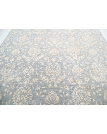 Artemix 9' 0" X 11' 11" Hand Knotted Wool Rug 9' 0" X 11' 11" (274 X 363) / Blue / Wool